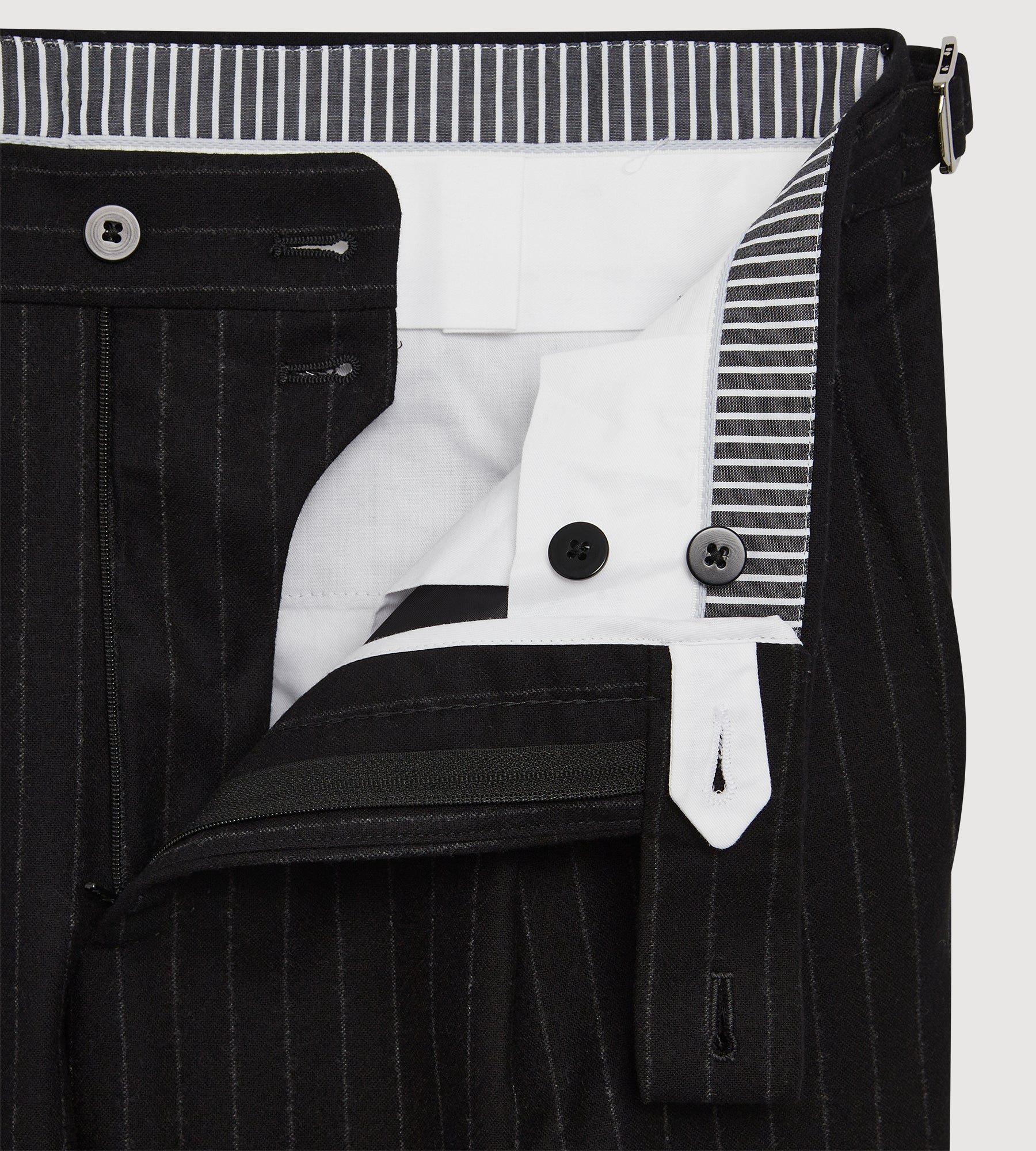 Costume en flanelle de laine à rayures - Image 8